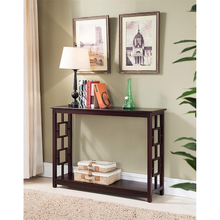 Kb 30 x 42 x 12 in. Console Table - Dark Cherry C1270